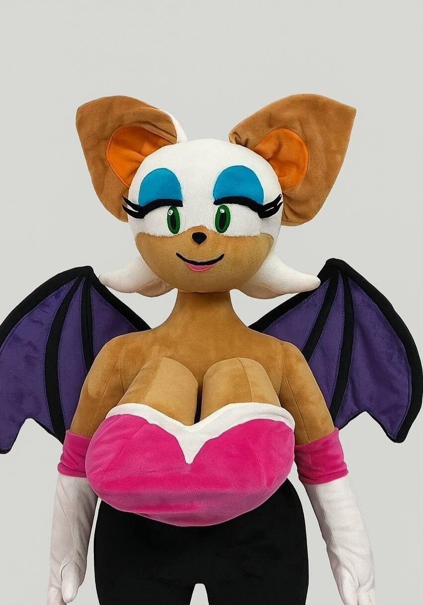 custom plush toys Rouge the Bat custom plush toys Rouge the Bat
