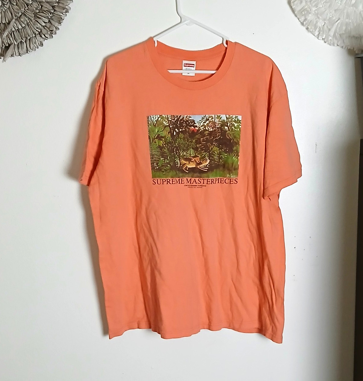 Supreme Masterpieces Tee in Neon Orange Size XL Supreme Masterpieces Tee in Neon Orange Size XL