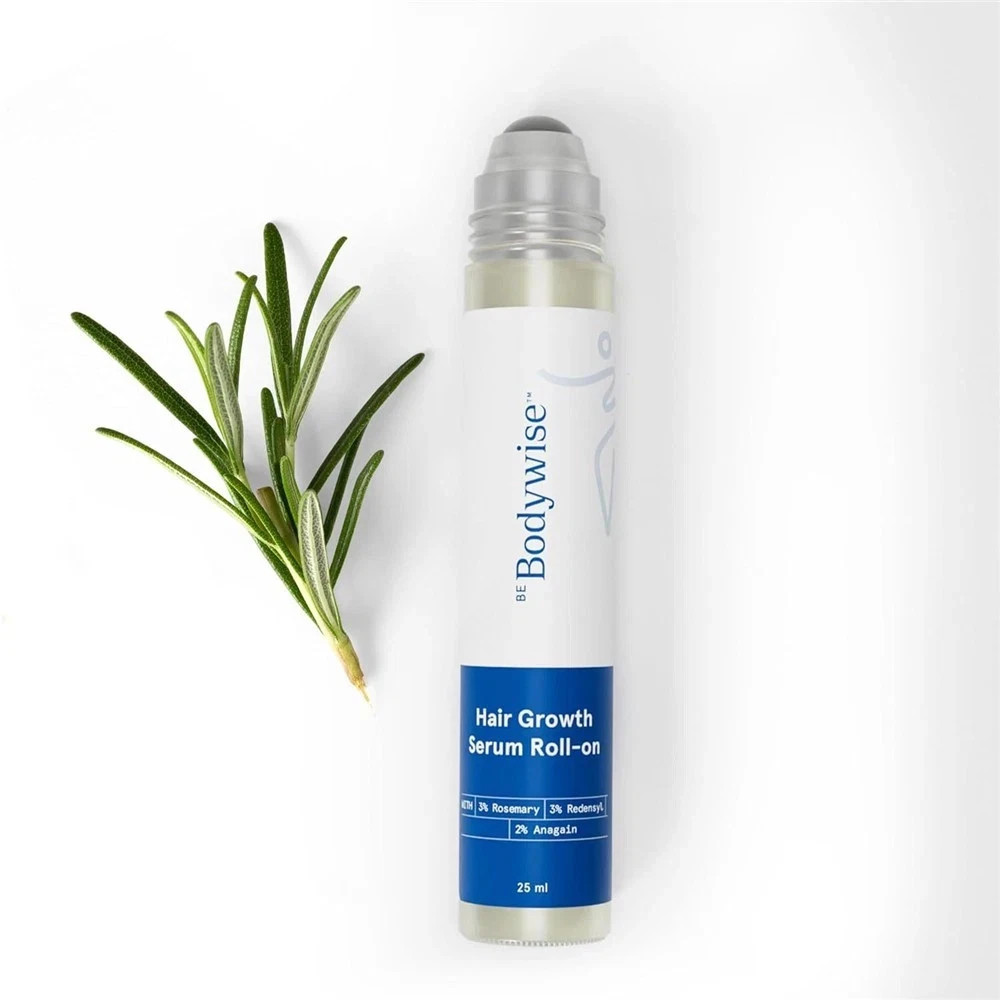1-3pc Be Bodywise Hair Growth Serum Roll On-3% Rosemary, 3% Redensyl & 2% +-25ml