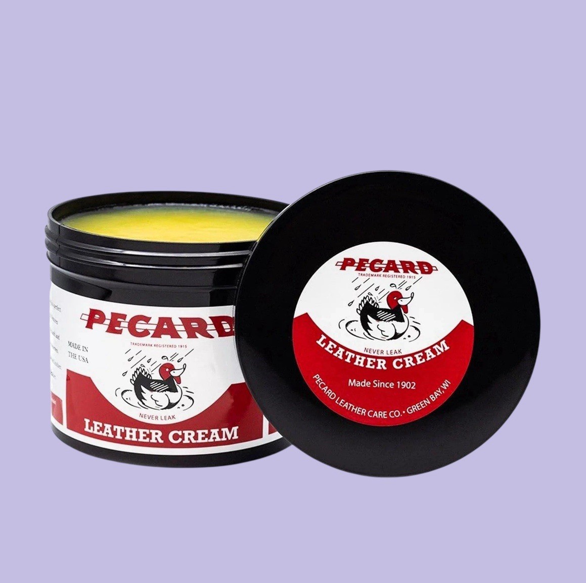 Pecard Leather Cream 8oz 227g Made In USA