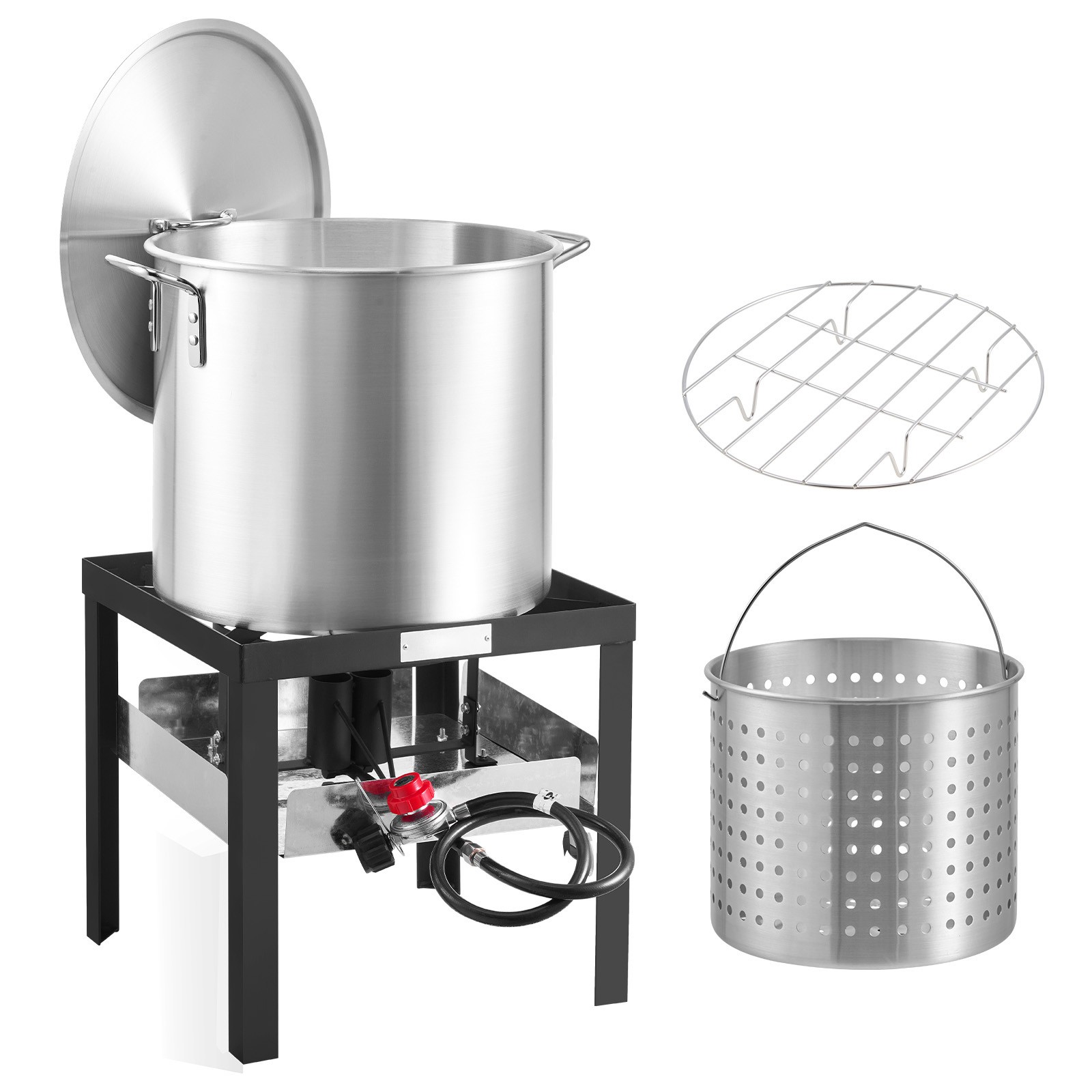 Uimoso 100 Qt Outdoor Cooking Kit with Strainer for Seafood and Crawfish