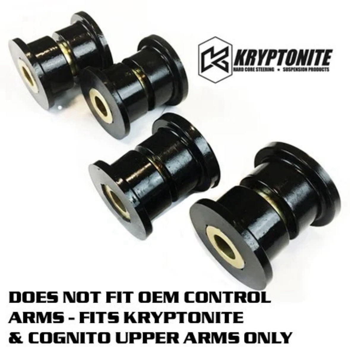 Kryptonite Upper Control Arm Bushings 2001-2010 Silverado Sierra 2500HD 3500HD Kryptonite Upper Control Arm Bushings 2001-2010 Silverado Sierra 2500HD 3500HD