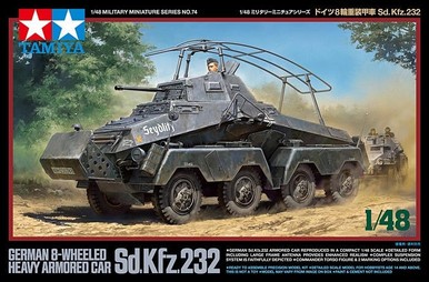 Tamiya 32574 1/48 SdKfz 232 Heavy Armored Vehicle