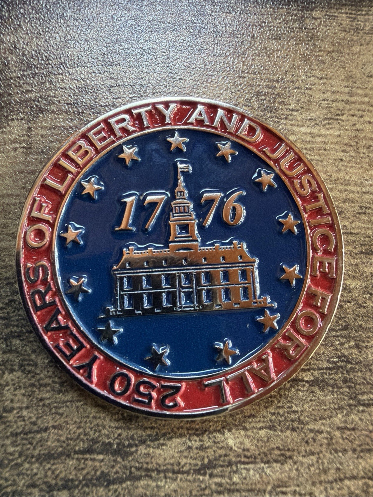RARE Dual-Date Semi-Quincentennial America 250 Challenge Coin. 1776-2026