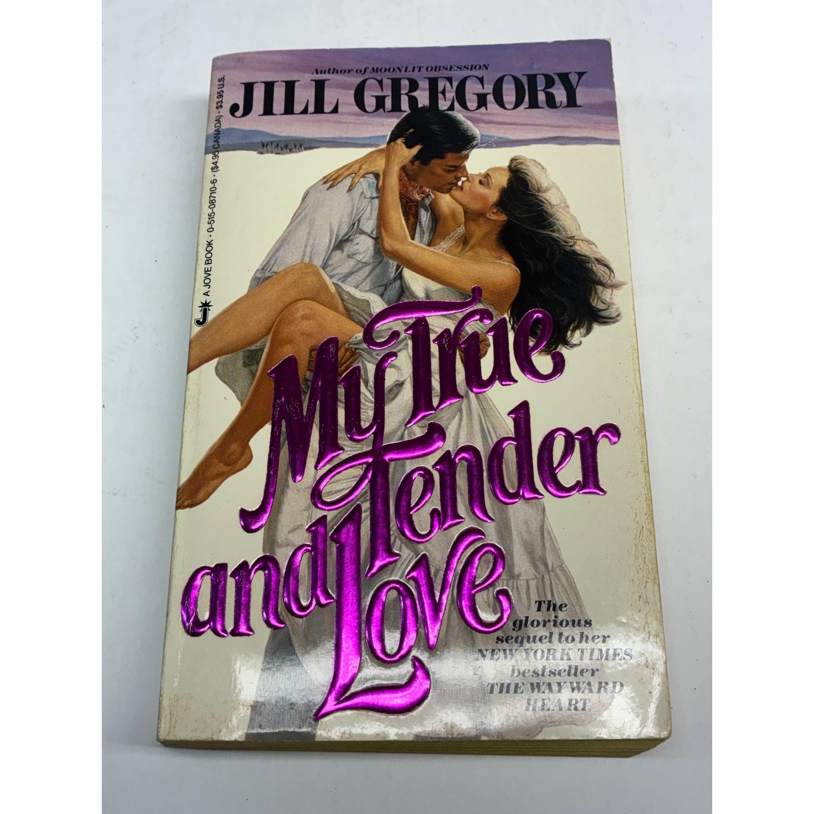 Vintage 1986 My True and Tender Love by Jill Gregory, Western Historical Romance