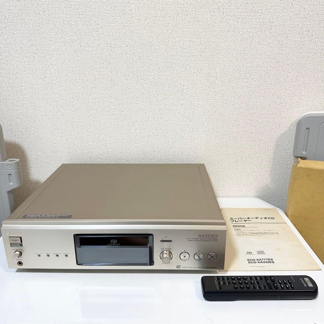 SONY SCD-XA333ES SACD CD Player ES Serviced w/ Remote RM-SX700 Manual Japan