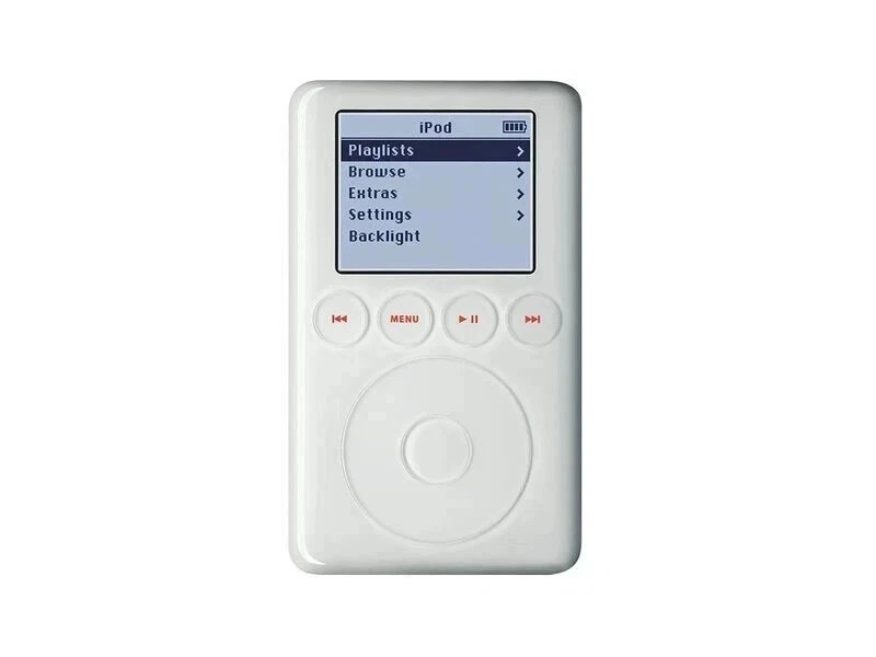Apple iPod Classic 3/4th Generation White New battery Gift Test Good