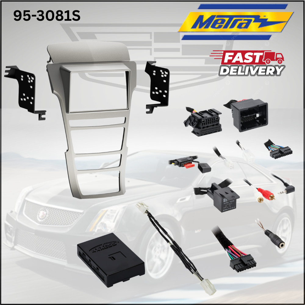 METRA 95-3081S / DOUBLE DIN CAR RADIO DASH KIT FOR 2008-2014 CADILLAC CTS *NEW* METRA 95-3081S / DOUBLE DIN CAR RADIO DASH KIT FOR 2008-2014 CADILLAC CTS *NEW*
