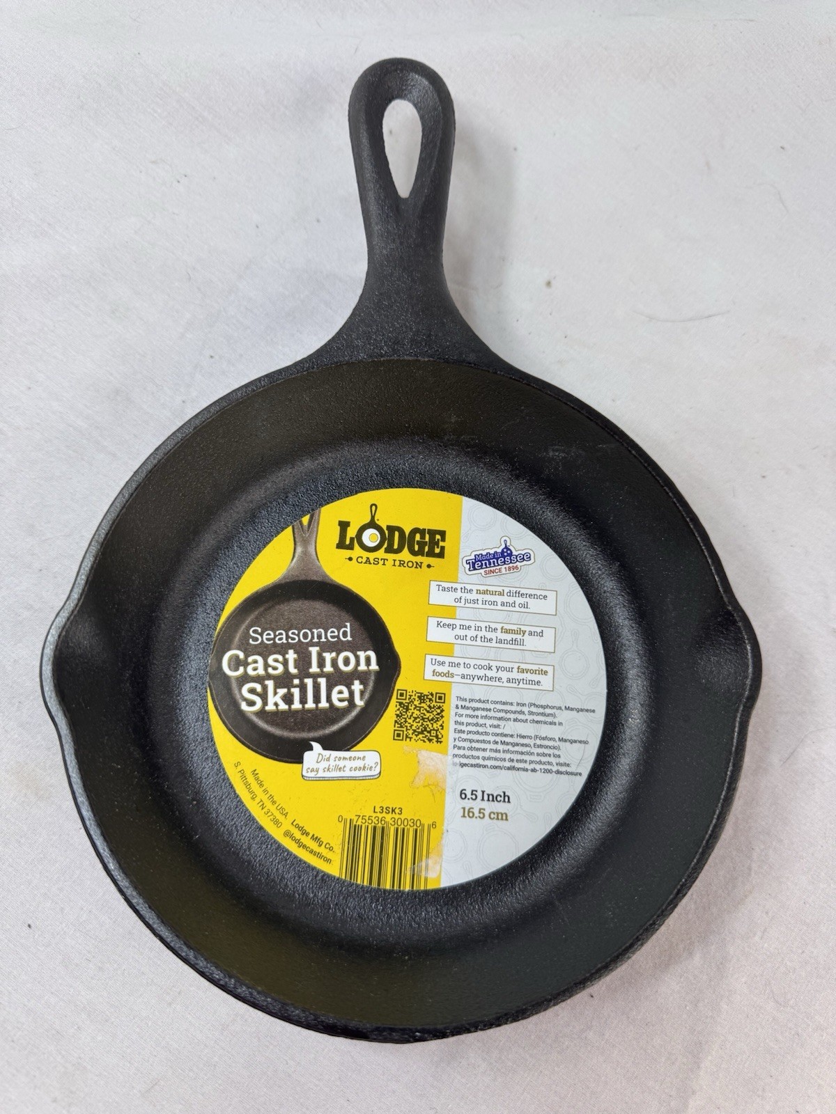 Vtg New Lodge 3SK Cast Iron Skillet 6 1/2