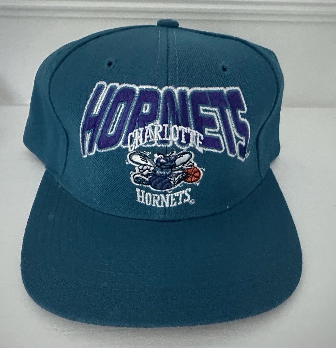 Vintage Starter Charlotte Hornets SnapBack Hat Retro NBA Wool BASKETBALL 90’s 🏀