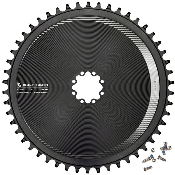 Wolf Tooth Aero Direct Mount Chainring for 8-Bolt Gravel / Road Cranks
