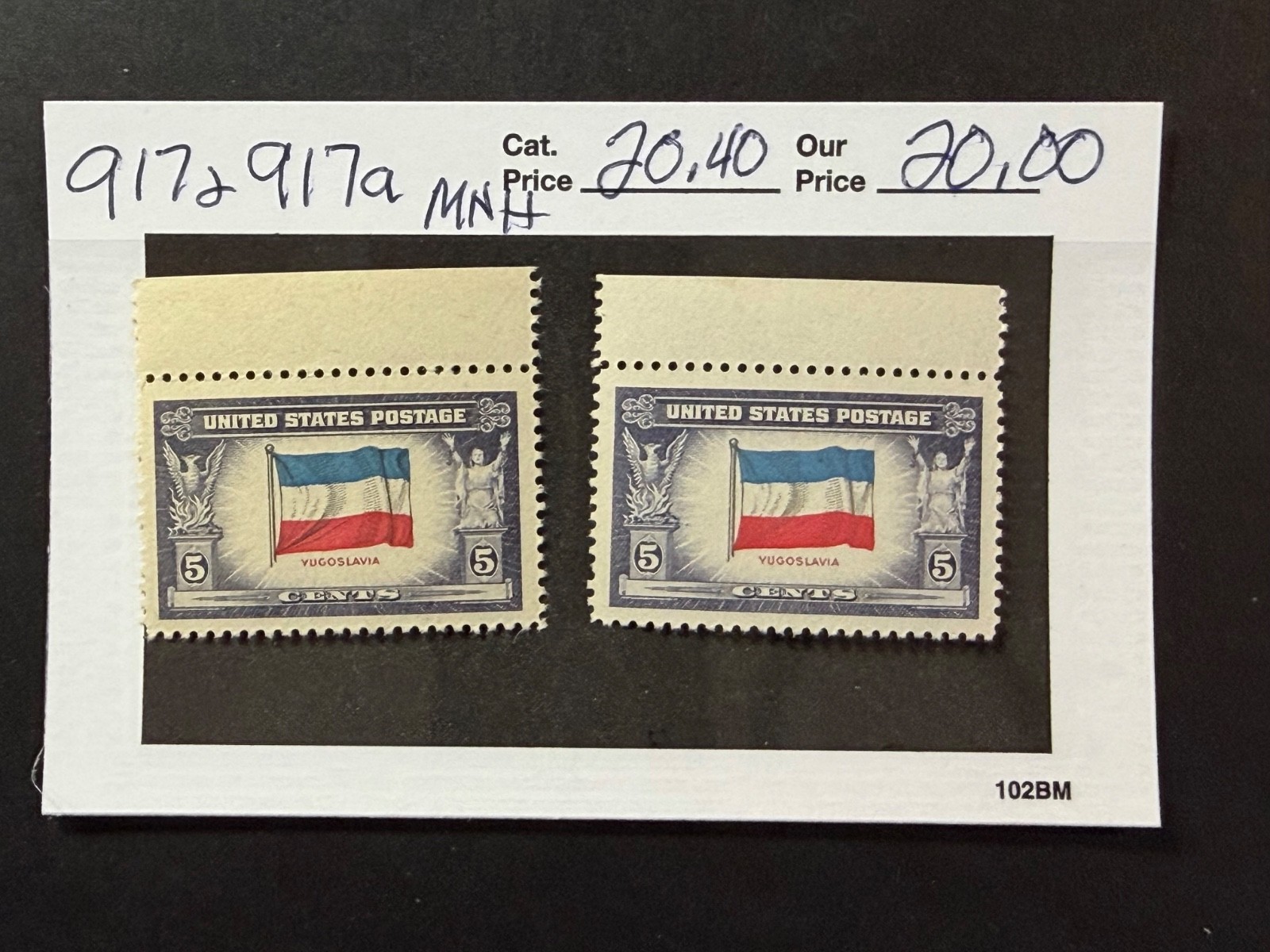 US Scott # 917 & 917a MNH SCV $ 20.40 US Scott # 917 & 917a MNH SCV $ 20.40