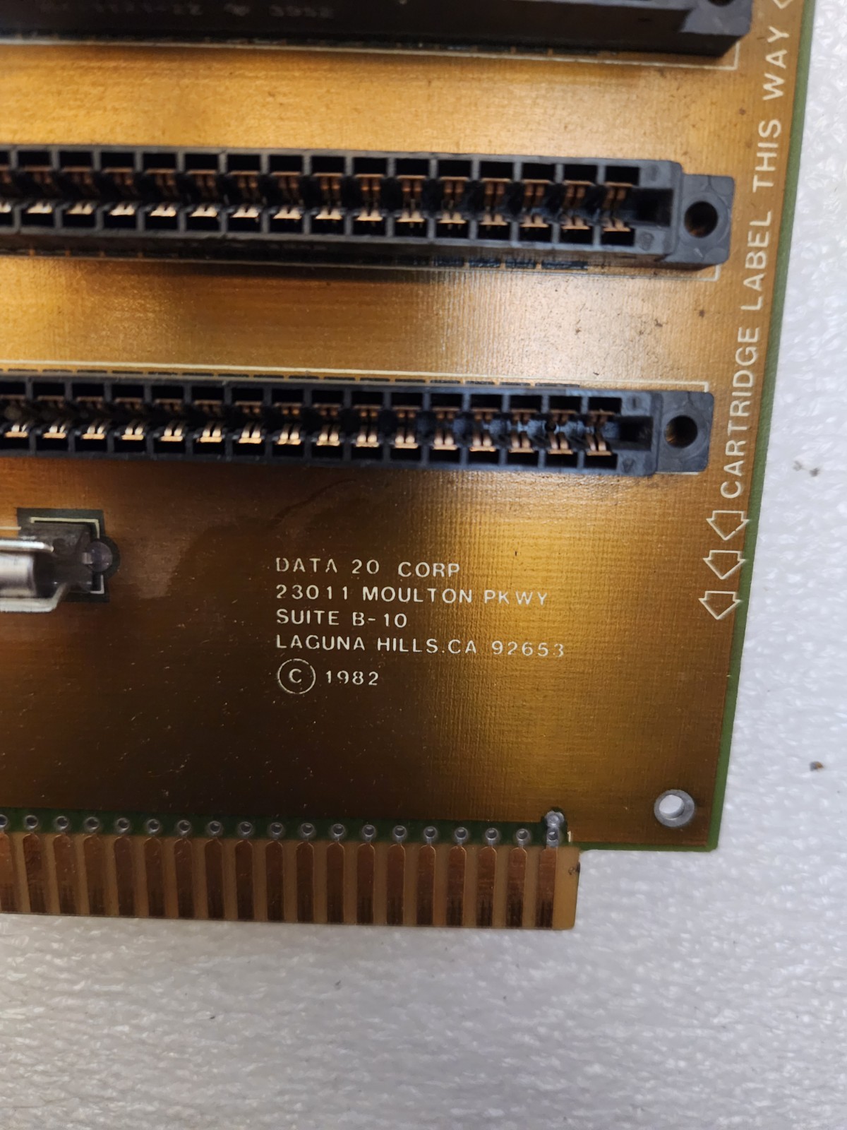 Vintage 1982 Data 20 Corp Commodore VIC-20 4-Slot Cartridge