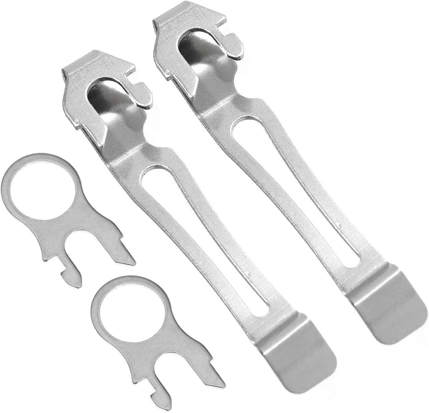 2 Pocket Clips + 2 Lanyard Rings for Leatherman Wave & Charge MultiTools 2 Pocket Clips + 2 Lanyard Rings for Leatherman Wave & Charge MultiTools