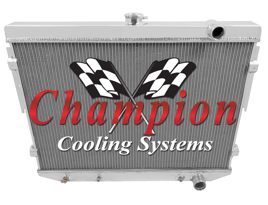 Super Champion 3 Row All Aluminum Radiator for 1973 1974 Mopar V8 Engine #CC503