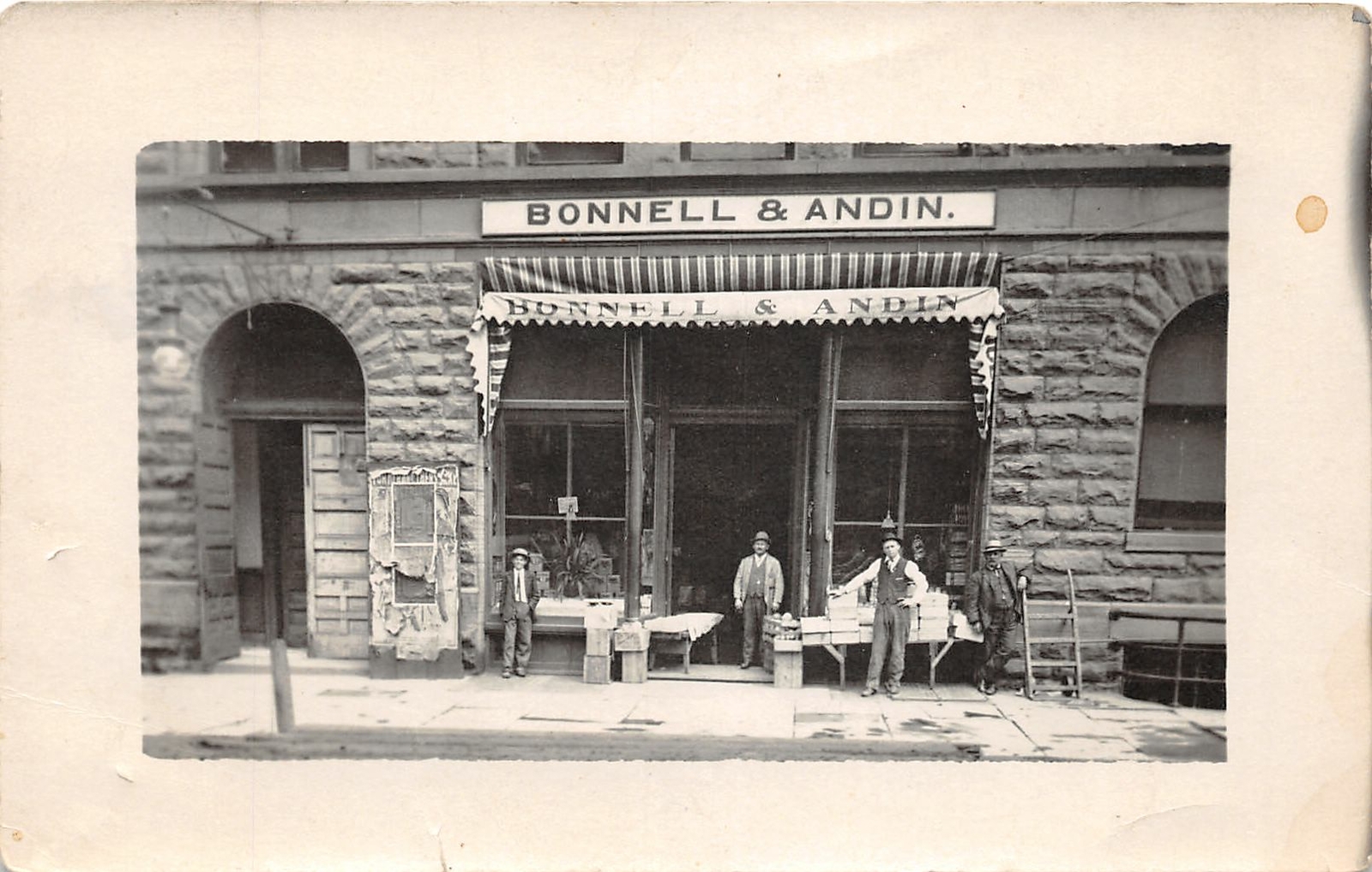 J7/ Aspen Colorado RPPC Postcard c1910 Bonnell & Andin Grocery Store 157 J7/ Aspen Colorado RPPC Postcard c1910 Bonnell & Andin Grocery Store 157
