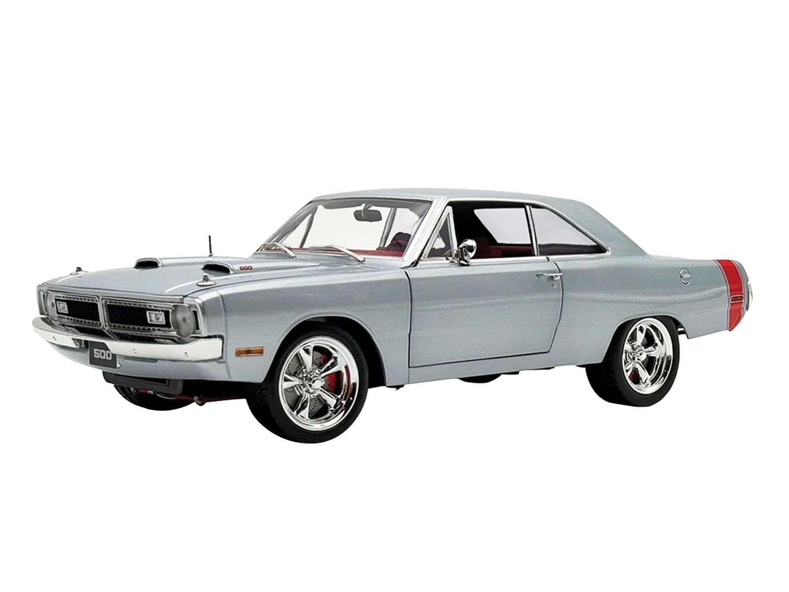 1970 DODGE DART 440 STREET MACHINE TITANIUM SILVER 1/18 DIECAST BY ACME A1806412 1970 DODGE DART 440 STREET MACHINE TITANIUM SILVER 1/18 DIECAST BY ACME A1806412