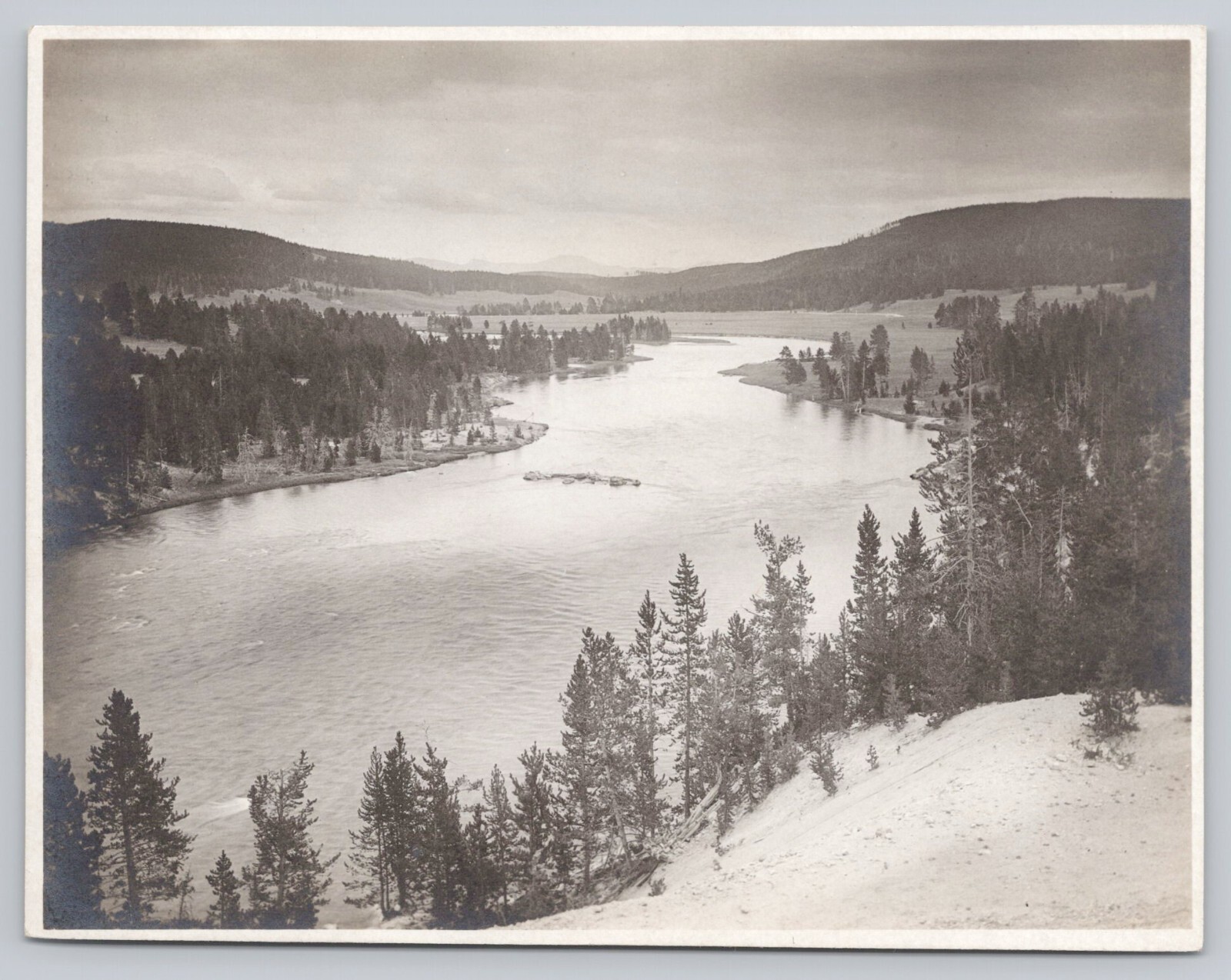 Hayden Valley Yellowstone River Haynes Photo No. 16233 Yellowstone WY 1920s Hayden Valley Yellowstone River Haynes Photo No. 16233 Yellowstone WY 1920s