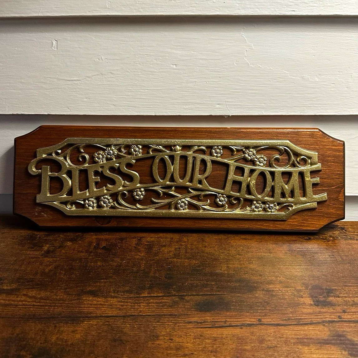 Vintage Brass & Wood \