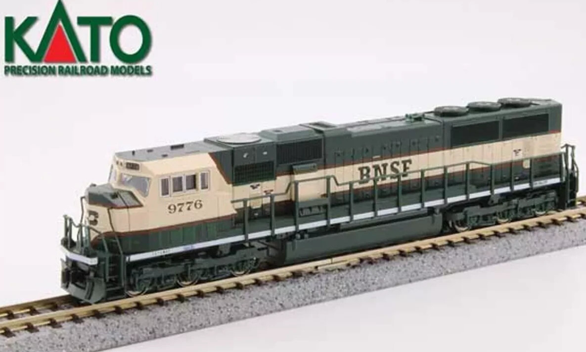 KATO 1766312 N SCALE EMD SD70MAC BNSF 9779  Cab Headlight DC, DCC READY 176-6312