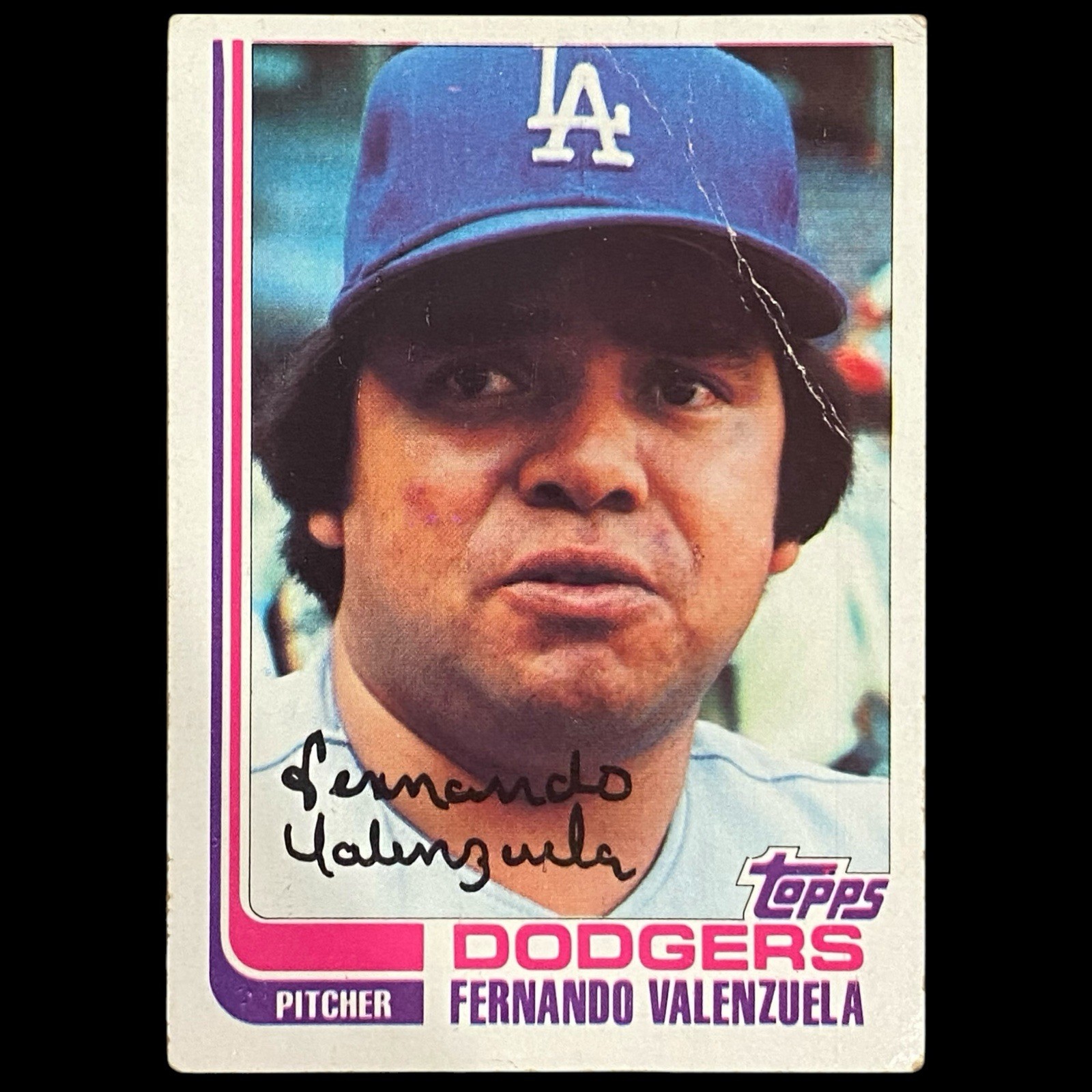 1982 Topps #510 Fernando Valenzuela LOS ANGELES DODGERS -- VG