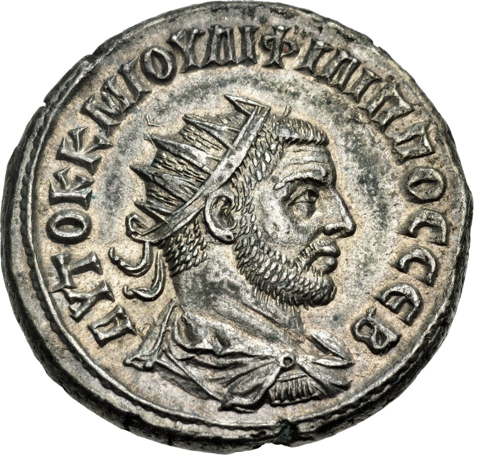 Roman Provincial Philip I Tetradrachm Antioch NGC AU 5/5-3/5(26mm, 11.44g, 1h)