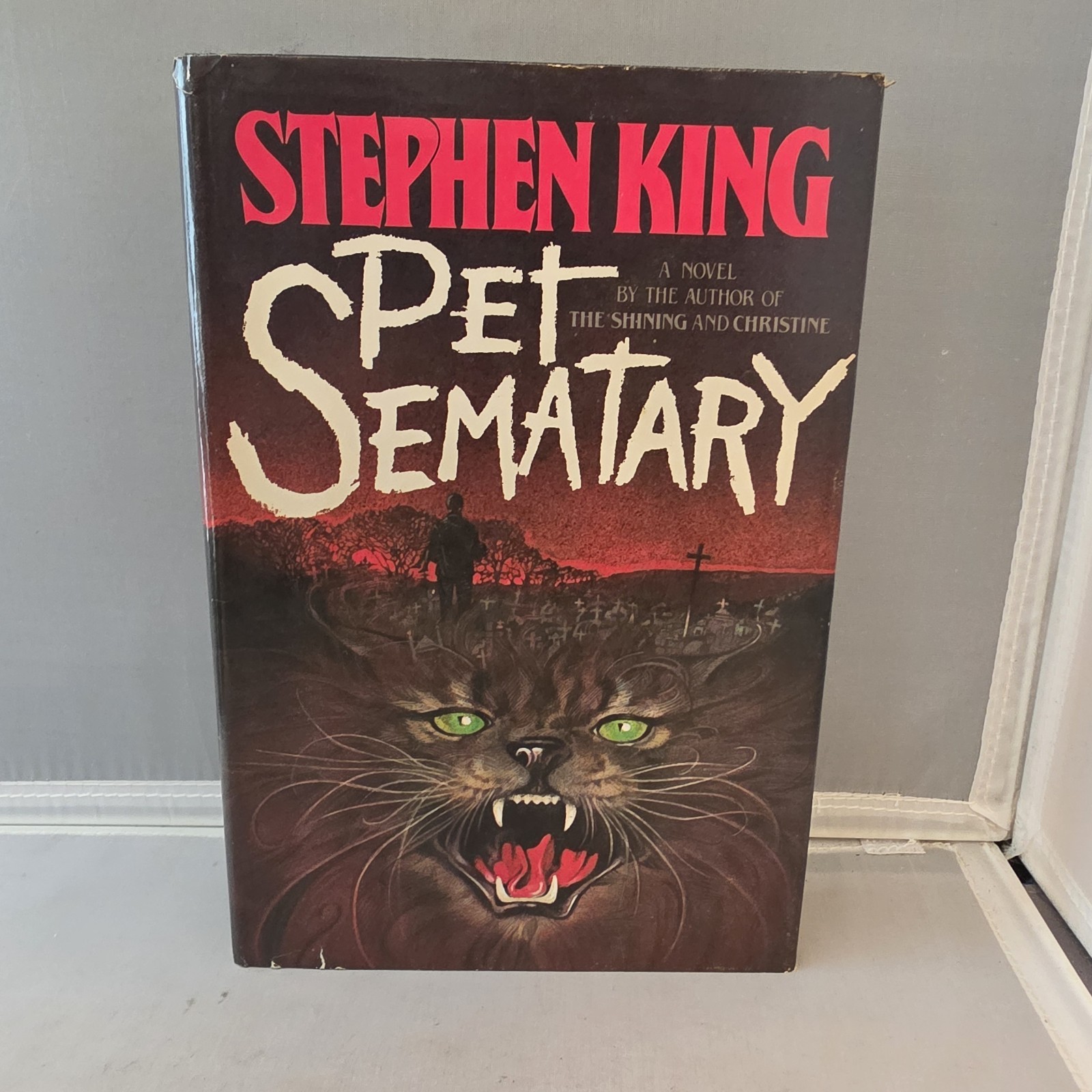 Pet Sematary by Stephen King, 1st Edition, Early Printing~Gutter Code Y43, HC DJ Pet Sematary by Stephen King, 1st Edition, Early Printing~Gutter Code Y43, HC DJ