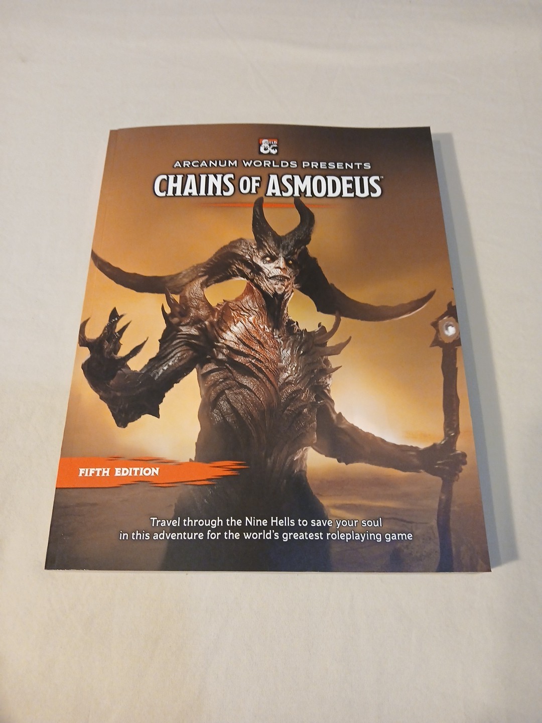 Dungeons and Dragons 5th edition Chains Of Asmodeus Softcover Dungeons and Dragons 5th edition Chains Of Asmodeus Softcover