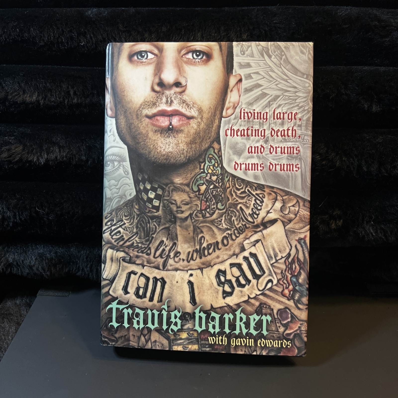 Travis Barker Can I Say SIGNED Autographed 1st Ed. Hardcover Book Blink 182 π₯ Travis Barker Can I Say SIGNED Autographed 1st Ed. Hardcover Book Blink 182 π₯