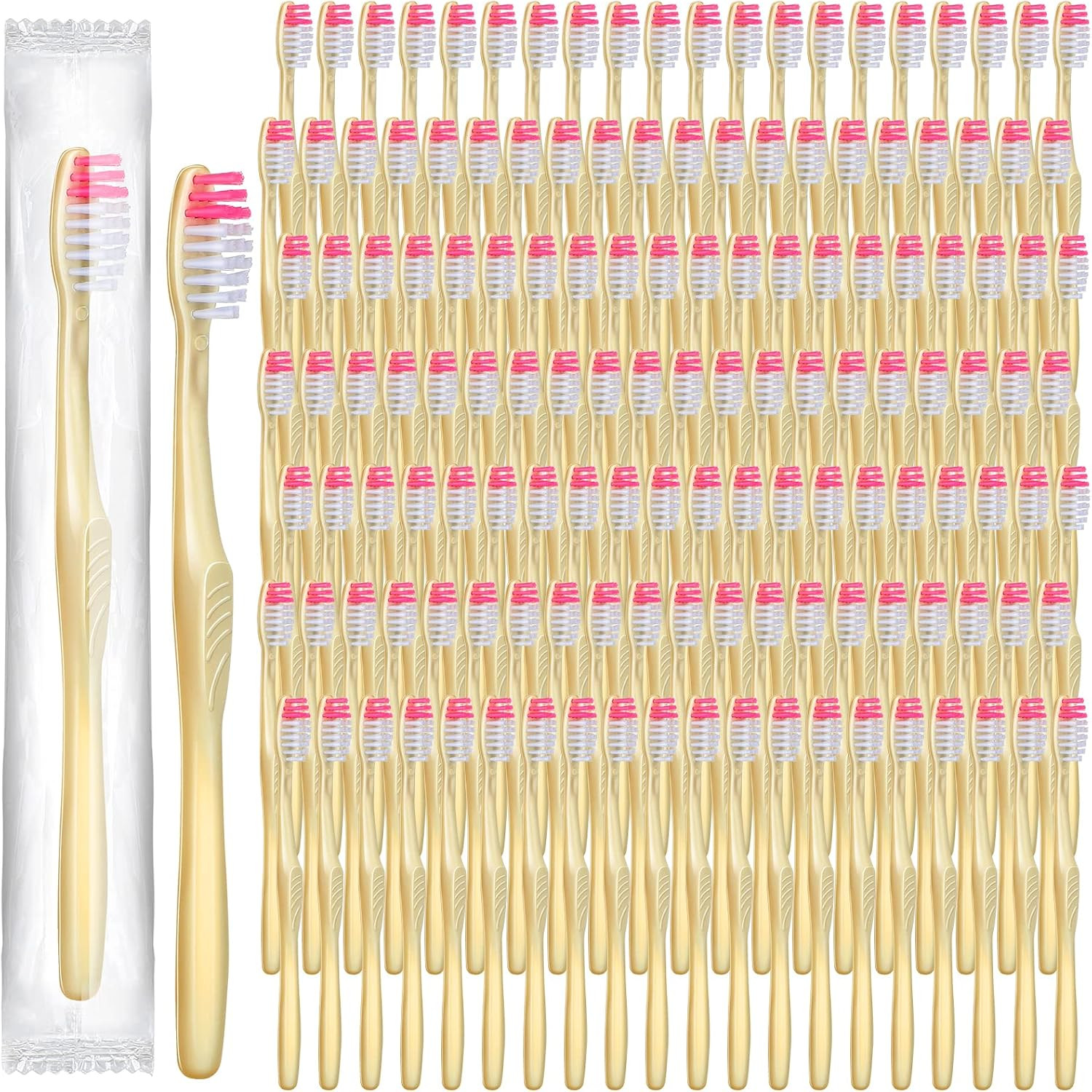 1000 Pcs Disposable Toothbrushes Bulk Individually Wrapped Manual Soft Bristle T 1000 Pcs Disposable Toothbrushes Bulk Individually Wrapped Manual Soft Bristle T
