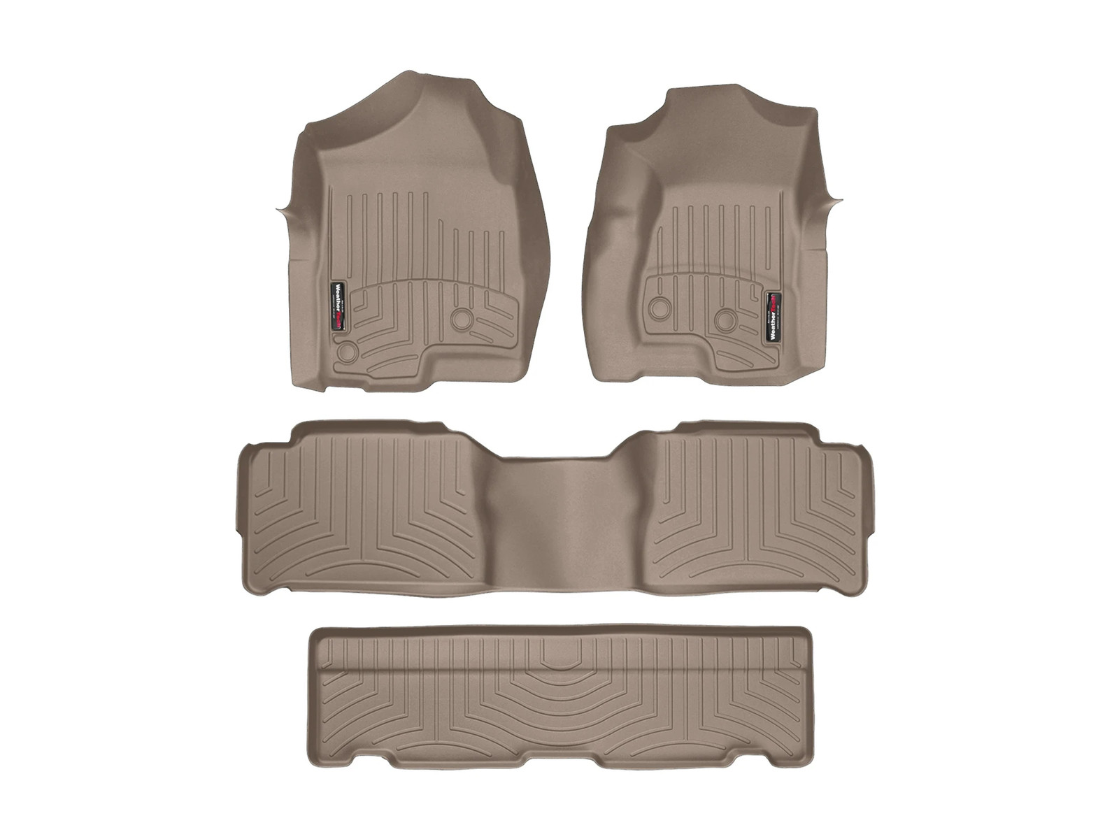 WeatherTech FloorLiner for 2001-2006 Chevrolet Tahoe - Full Set, Tan