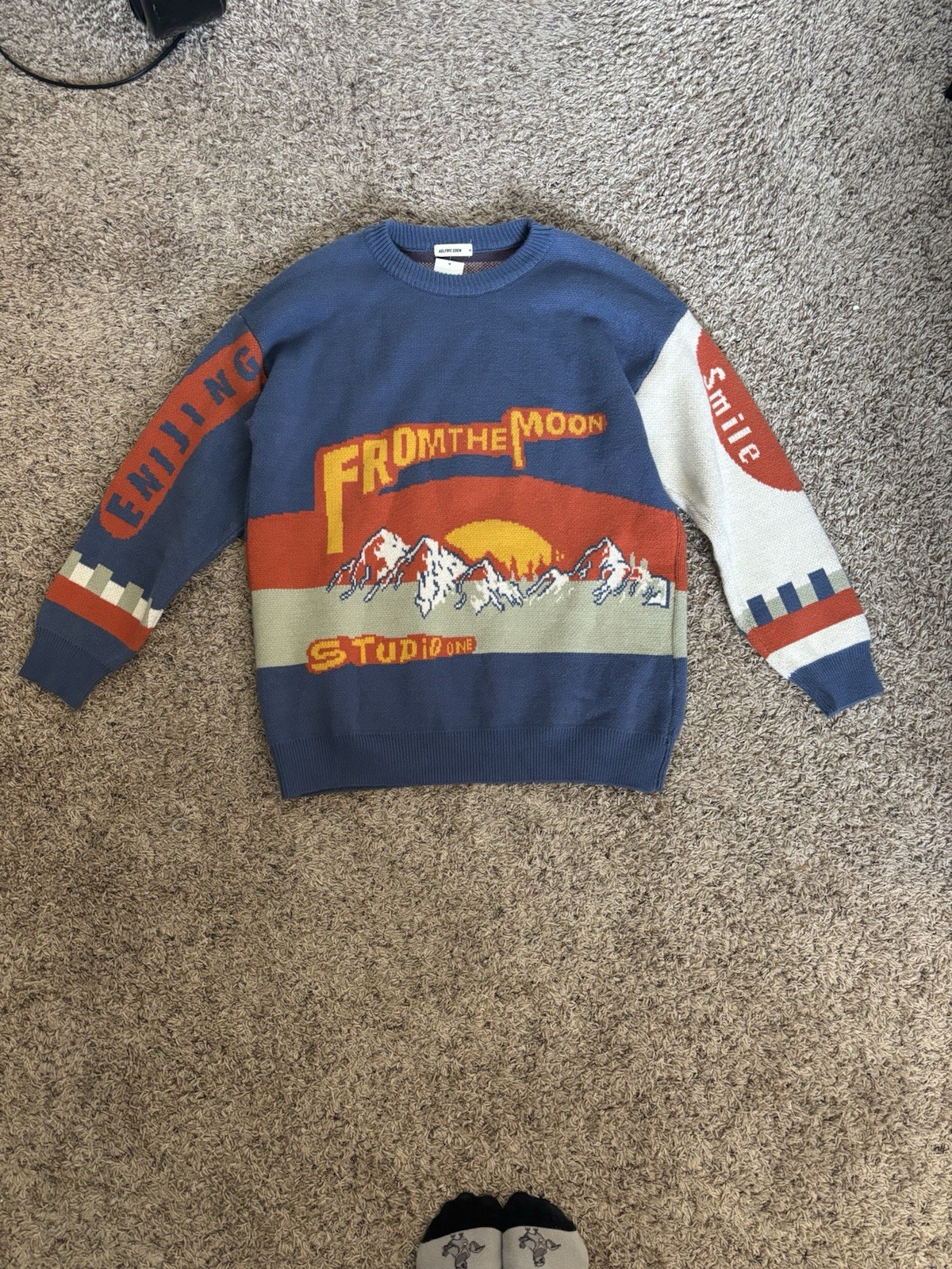Aelfric Eden, “From The Moon” “Studio One” Sweater Size Xl Mismatched Tags