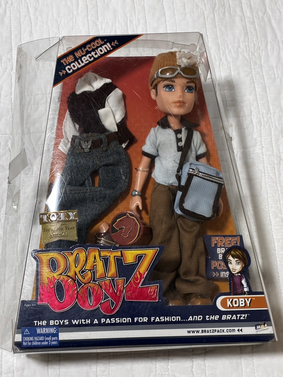 BRATZ BOYZ FASSHION COLLECTION KOBY DOLL BOYZ 2003 MGA Open box BRATZ BOYZ FASSHION COLLECTION KOBY DOLL BOYZ 2003 MGA Open box