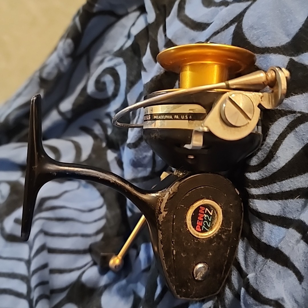 Penn 722 Z fishing reel, Made In The USA, Spins Amazingly Penn 722 Z fishing reel, Made In The USA, Spins Amazingly