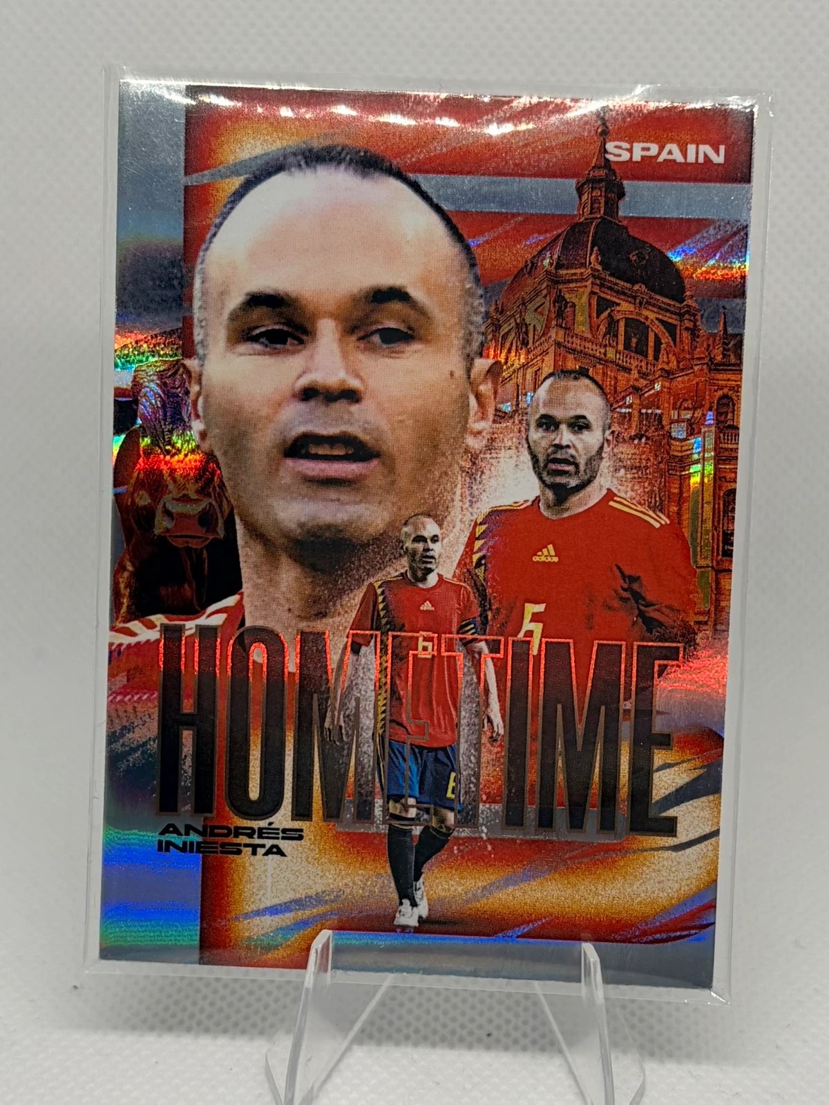 2026 Futera /5 Andrés Iniesta Hometime Case Hit SSP Spain