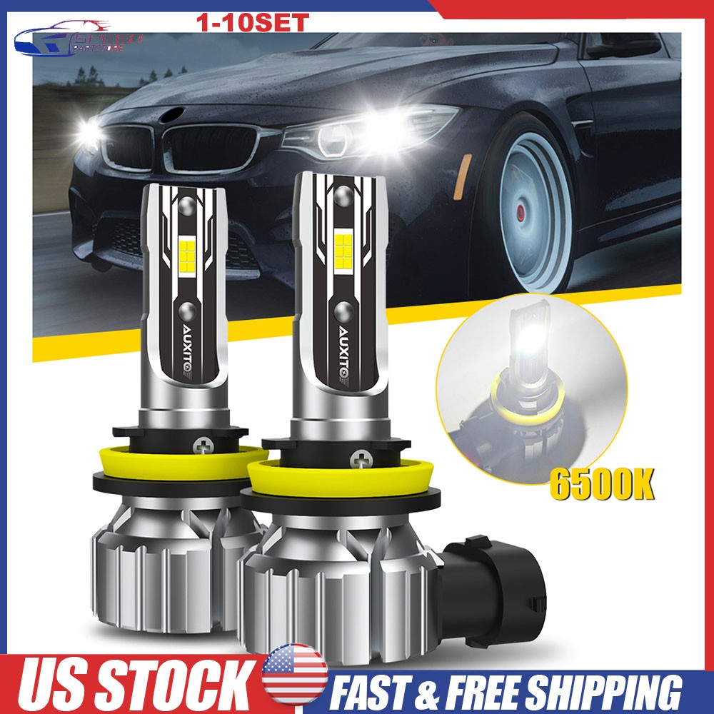 H8 H11 LED Headlight Kit Low Beam Bulbs Super Bright 6500K White 20000LM 2-20X