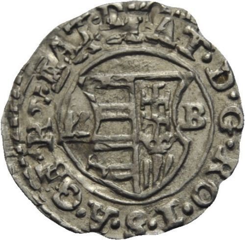 1611 Hungary Silver Denar-King Mathias-Habsburg Dynasty;Virgin Mary,#4-Multistru