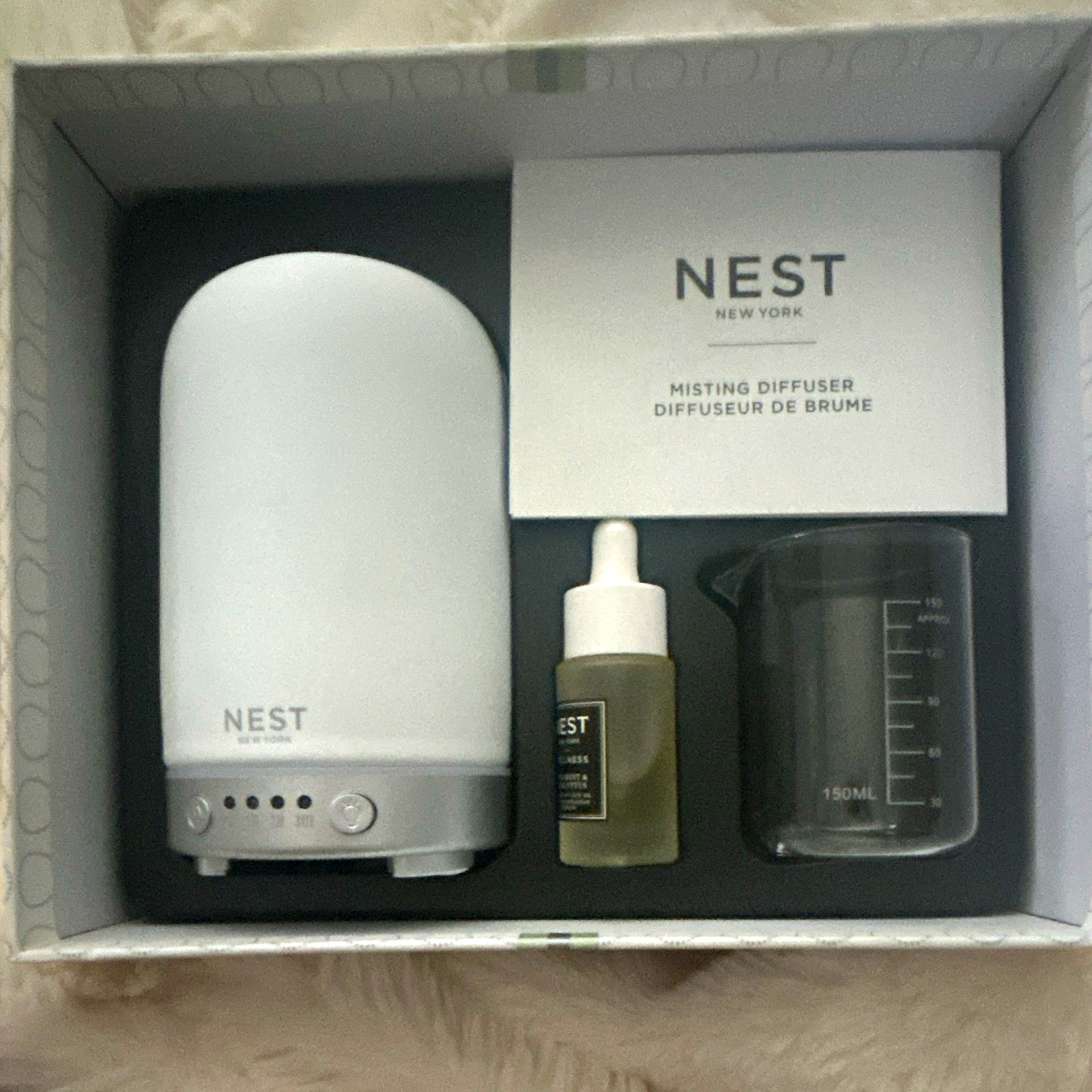 NEST New York Wellness Misting Diffuser Oil Wild Mint & Eucalyptus 0.5 fl oz NEST New York Wellness Misting Diffuser Oil Wild Mint & Eucalyptus 0.5 fl oz