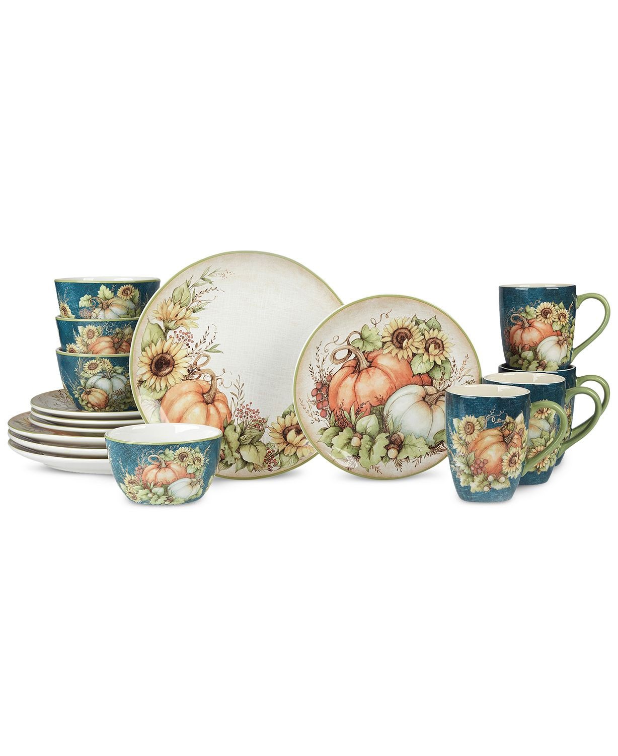 Certified International Autumn Breeze 16 Pc Dinnerware Set Multi - NIB Certified International Autumn Breeze 16 Pc Dinnerware Set Multi - NIB