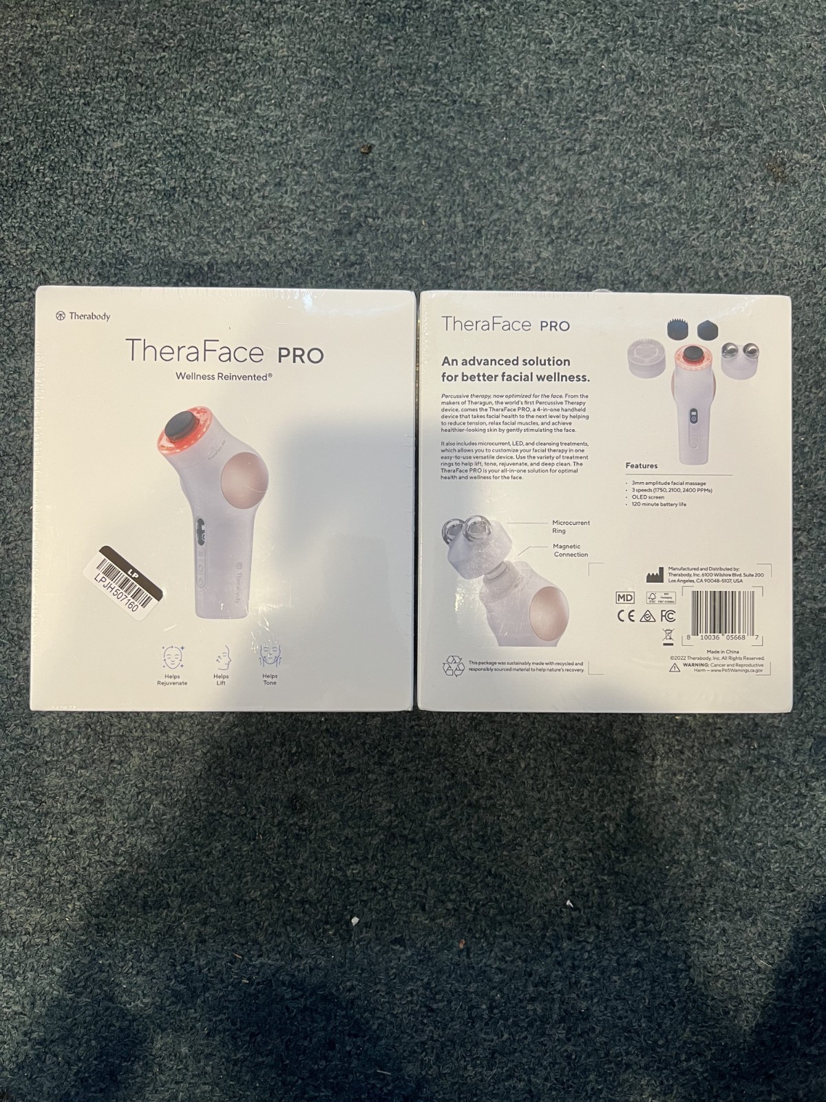 Therabody TheraFace PRO Facial Massager and Cleanser White. NEW SEALED BOX Therabody TheraFace PRO Facial Massager and Cleanser White. NEW SEALED BOX