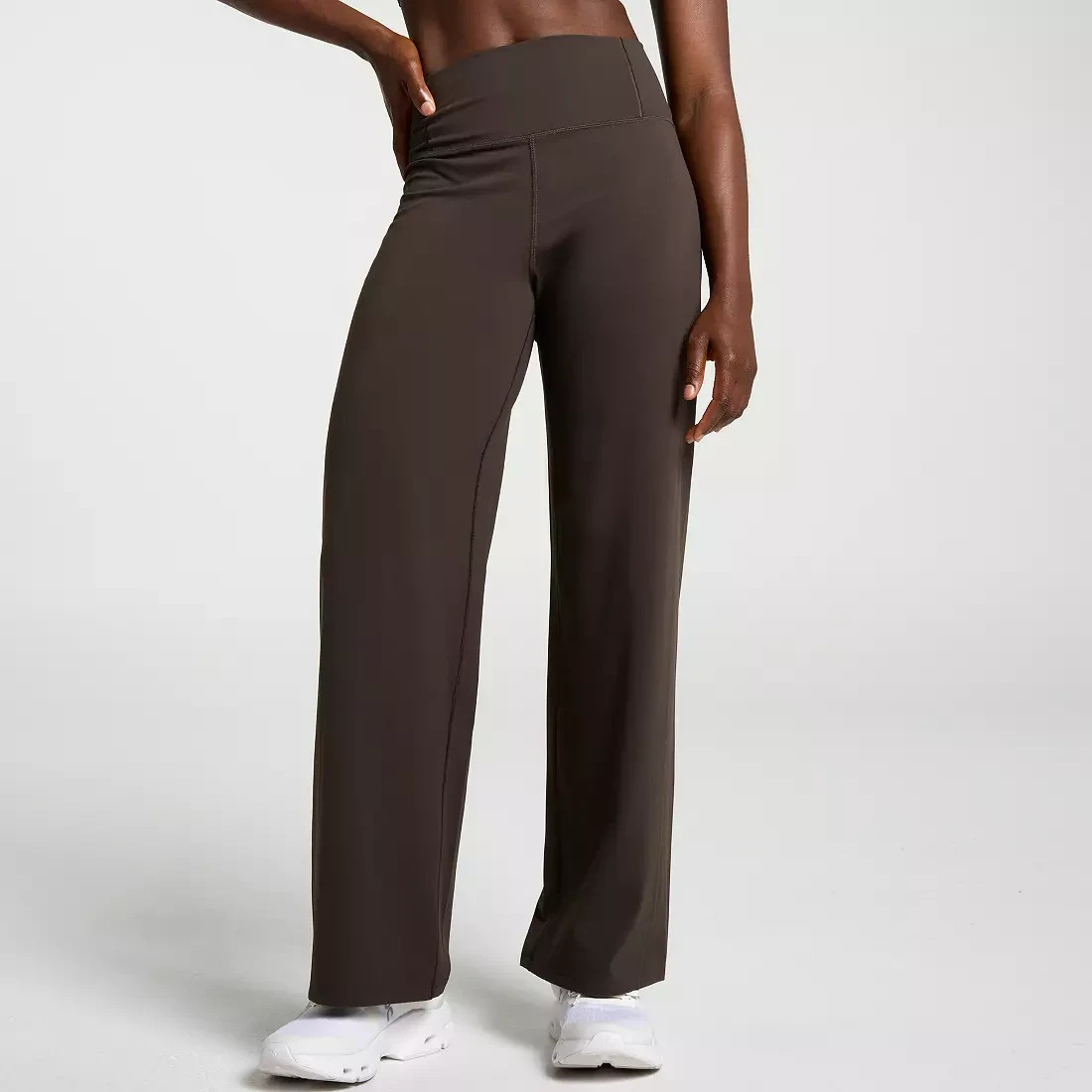 Calia High Rise Wide Leg Pant Womens XXL Rich Brown Inspire