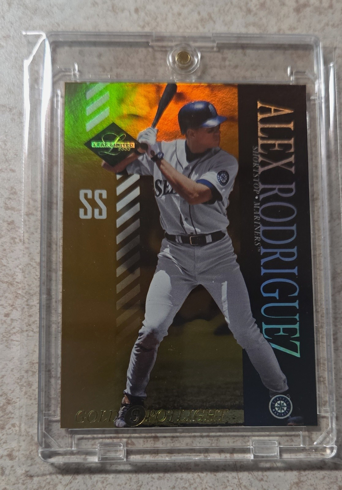 2003 Leaf Limited - Alex Rodriguez #151 Gold Spotlight /50