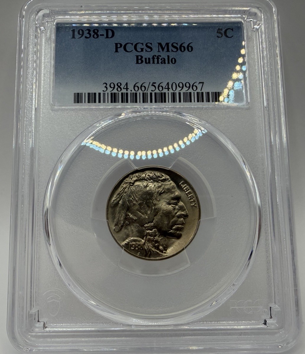 *Finale* 1938-D Buffalo Nickel (MS66) Better Date In High Grade