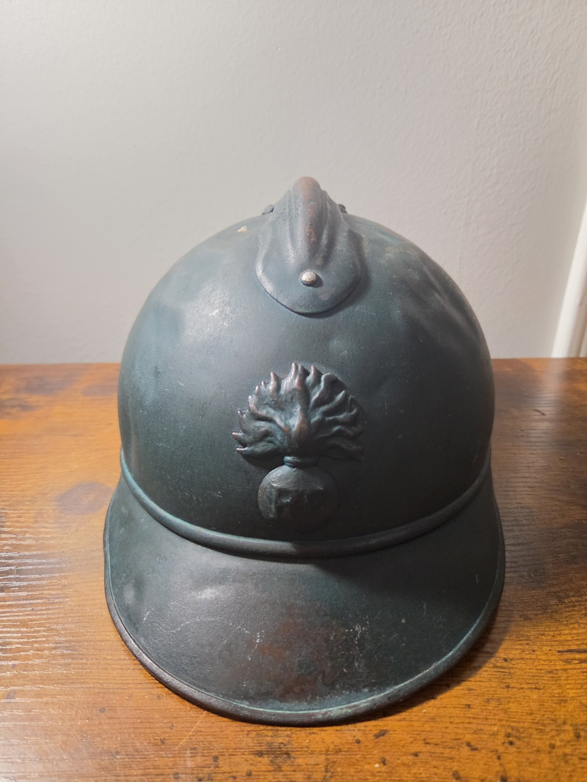 WWI WW1 Military French Army Infanty M1915 RF Helmet WWI WW1 Military French Army Infanty M1915 RF Helmet