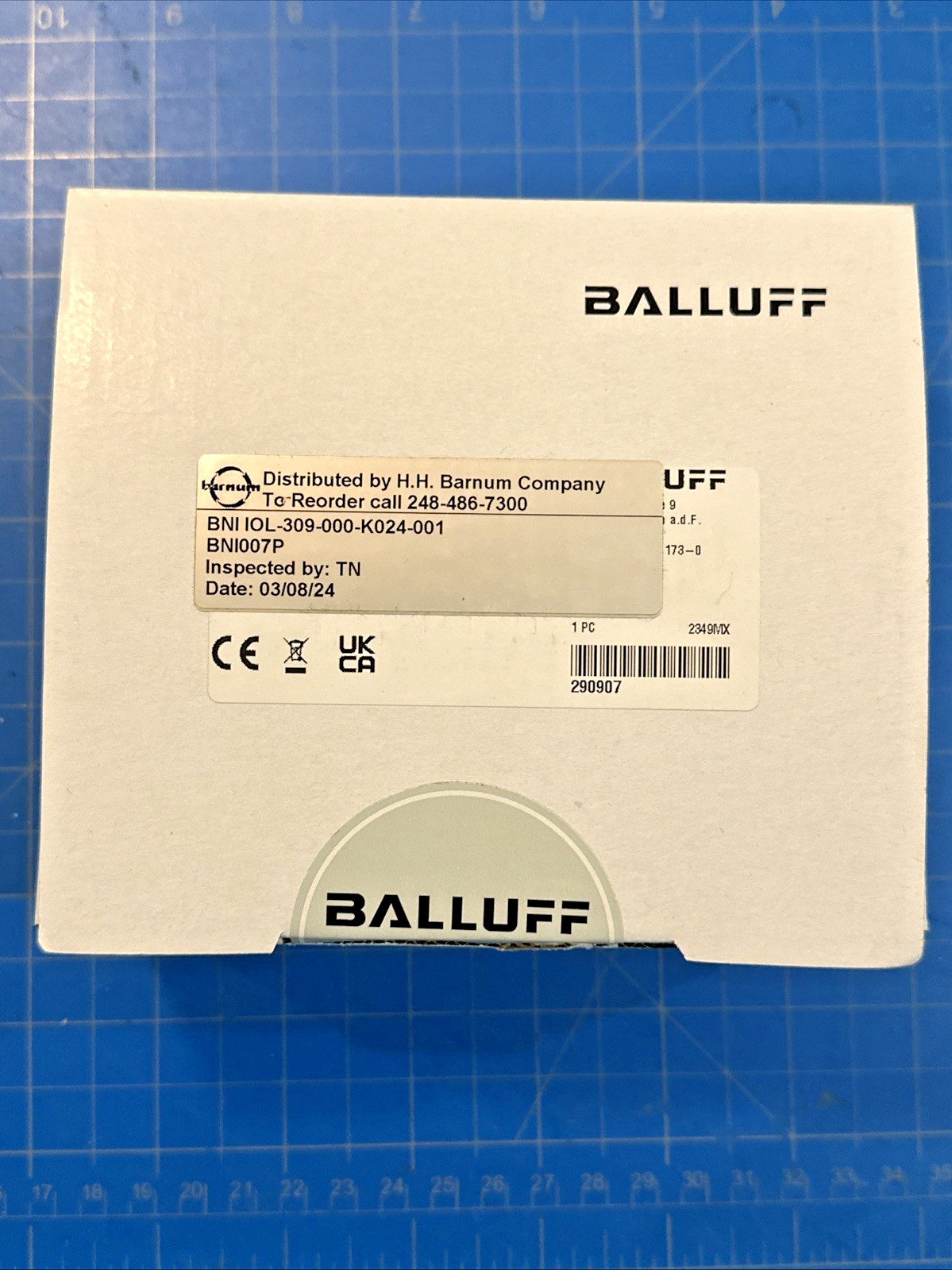 Balluff BNI I0L-309-000-K024-001 I/O-Link Sensor/Actuator Hub BNI007P 24V