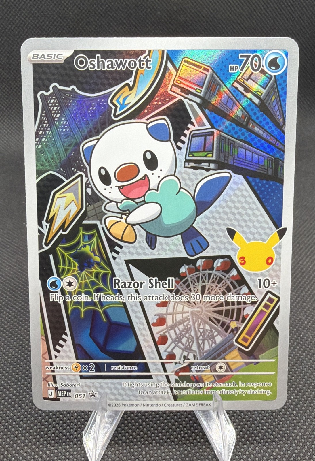 Pokémon Oshawott 051 Me: Mega Evolution Promo Holo Pokémon Oshawott 051 Me: Mega Evolution Promo Holo
