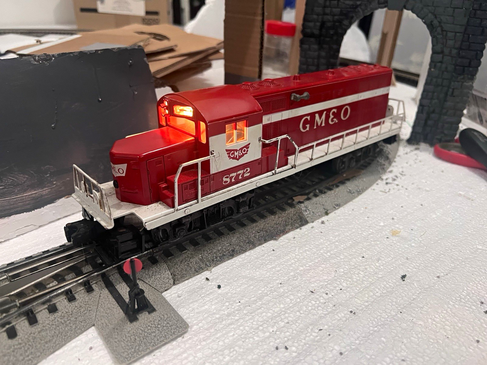 Lionel O Gauge GM&O Diesel Locomotive 8772 Lionel O Gauge GM&O Diesel Locomotive 8772