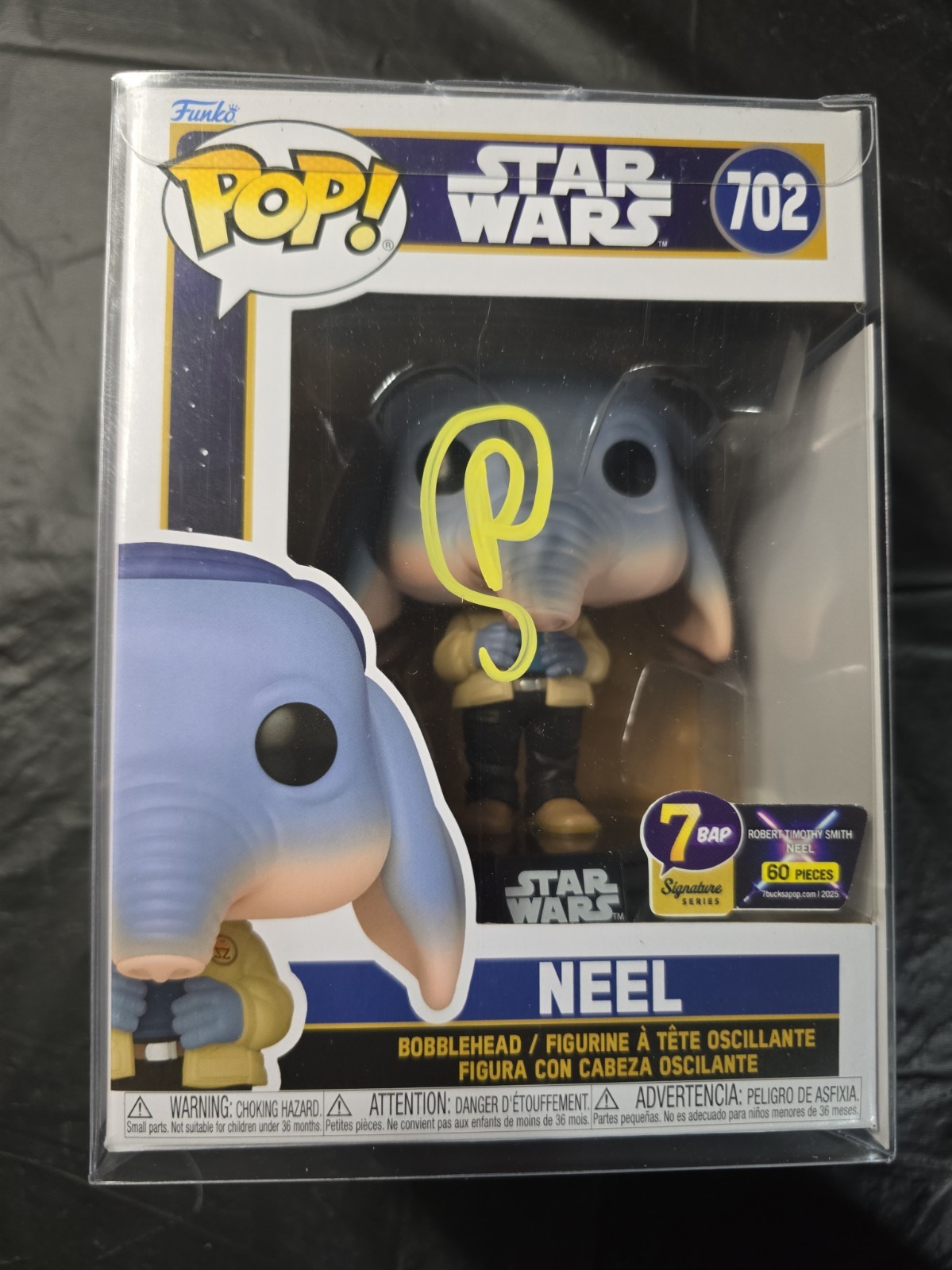 Robert Timothy Smith signed Neel Funko Pop - 7BAP Signature Series #702