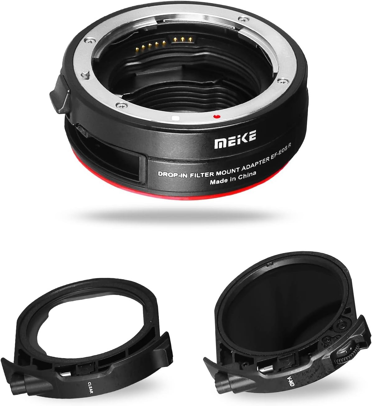 Canon EF to EOS R Drop-In Filter Mount Adapter with ND & UV Filters