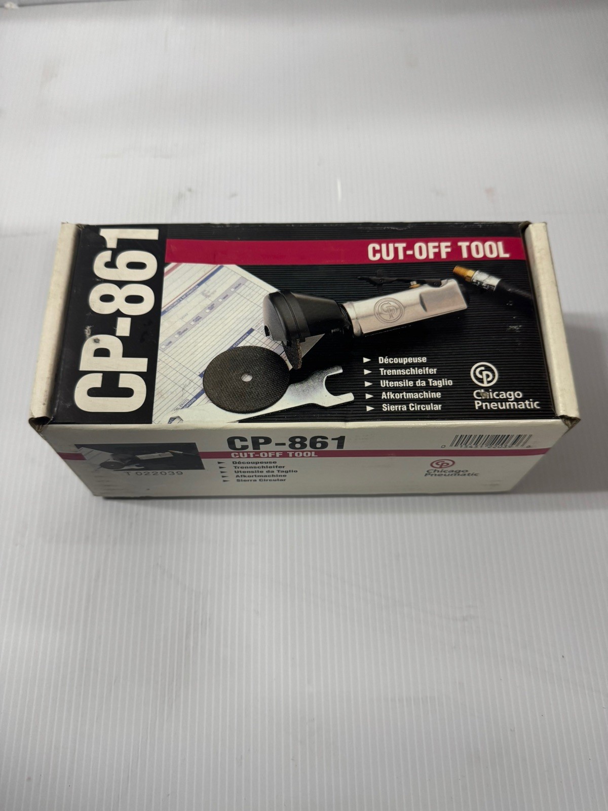 Chicago Pneumatic 861 Air Cut Off Tool